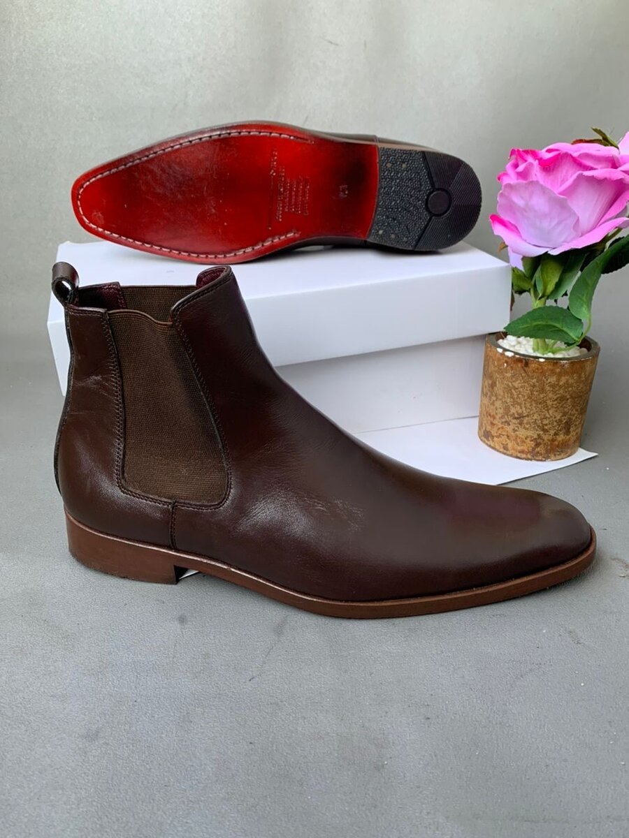 Bottes Chelsea en cuir élégant