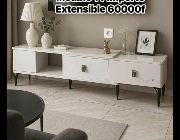 Meuble TV avec tables intégrées