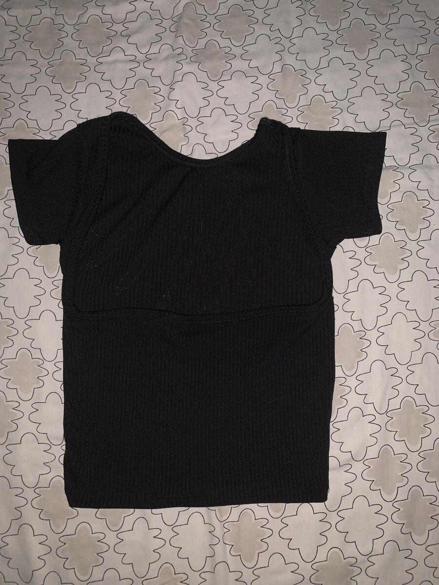 T-shirt noir basique femme