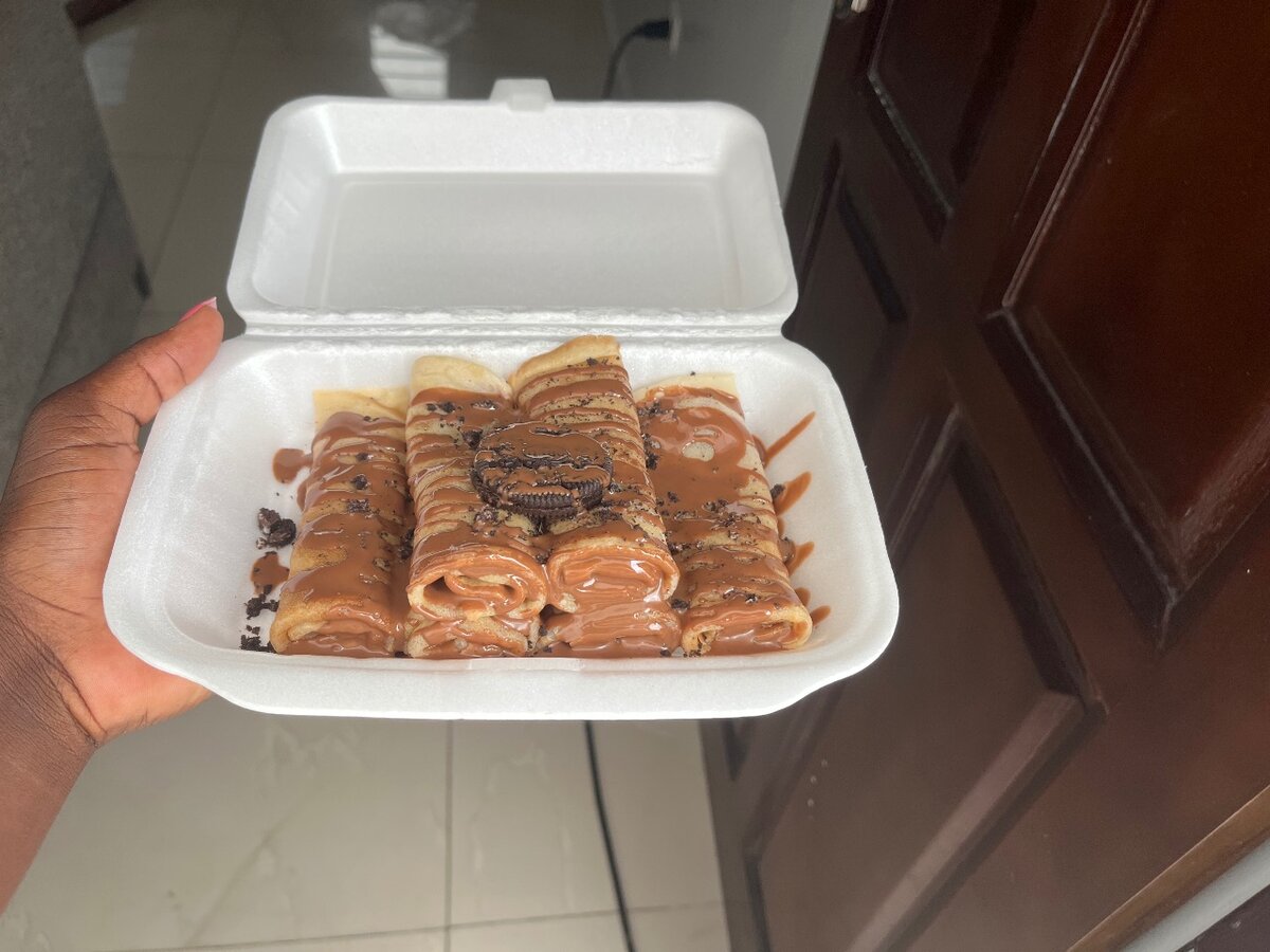 Crêpes au Chocolat plus oreo