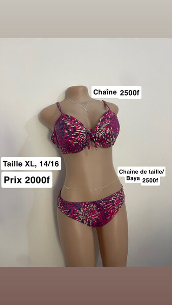 Tropical Patterned Bikini Set