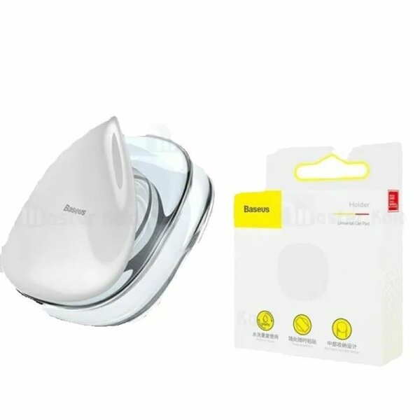 Baseus 2 in 1 Silicone Gel Pad Mobile Holder with USB Earpho