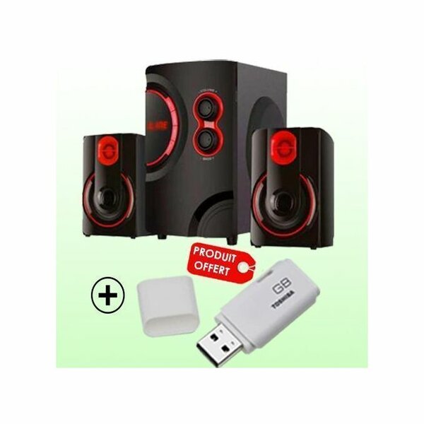 Leadder Home Cinéma Bluetooth + 1 Clé USB 32G Type Porte-clé + Carte Mémoire 32GB Offerte