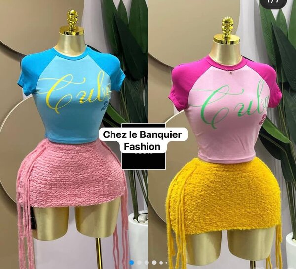 Set de T-shirts et Jupes Chic