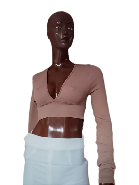 Top court à manches longues