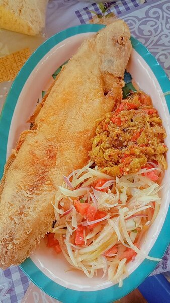 Poisson frit exotique