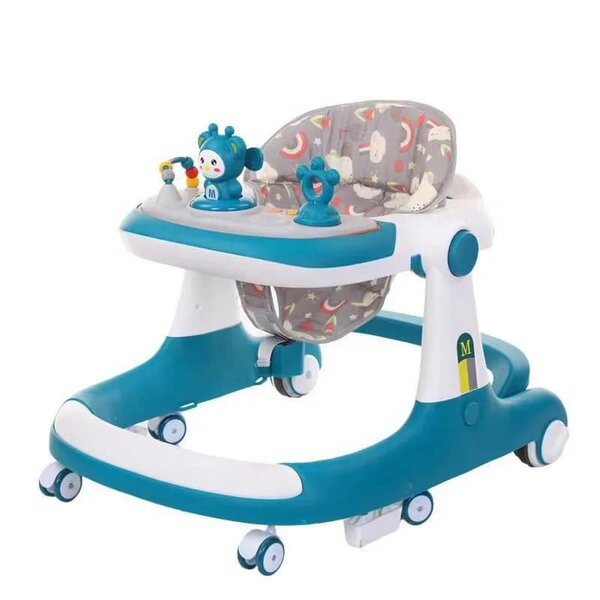 Blue Baby walker/push walker