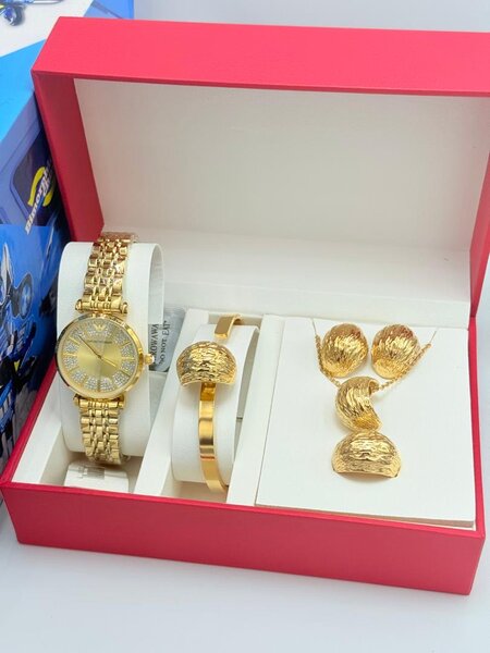 Ensemble Bijoux et Montre Élégant