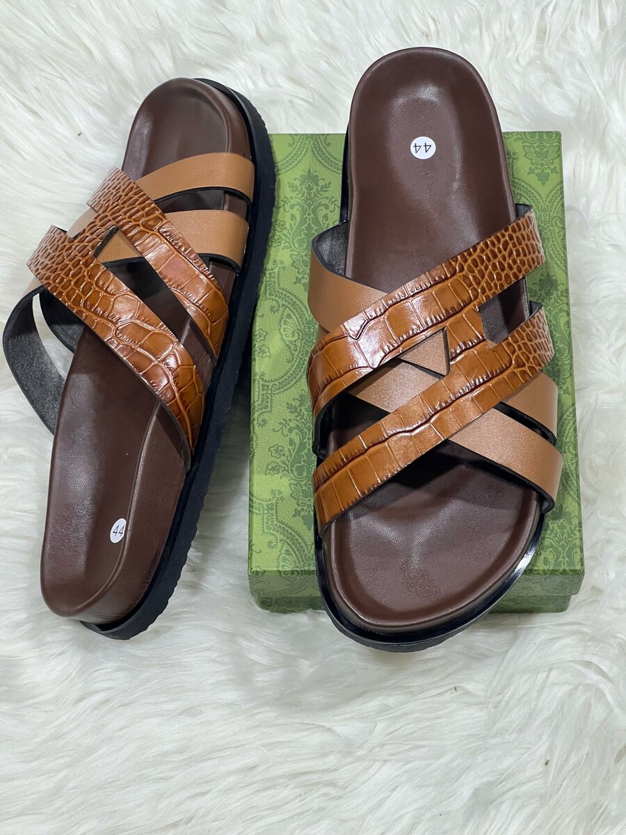 Sandales en cuir pour hommes