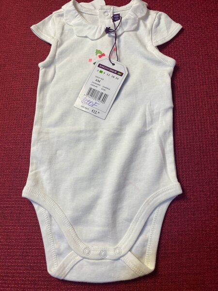 Body bébé coton doux