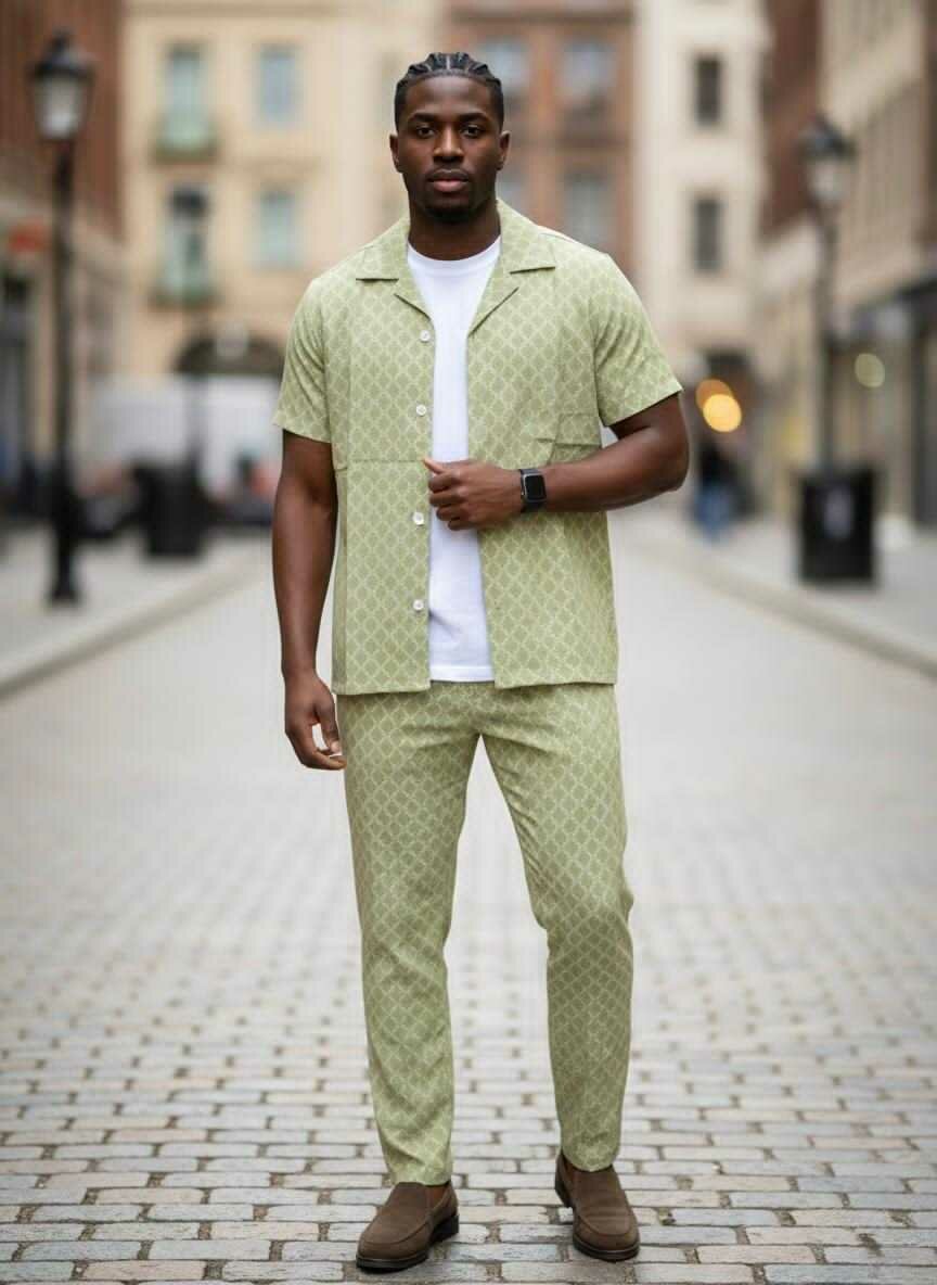 Costume d'été élégant homme