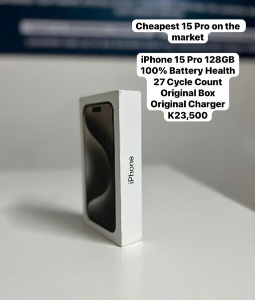 iPhone 15 Pro Max Titanium Black