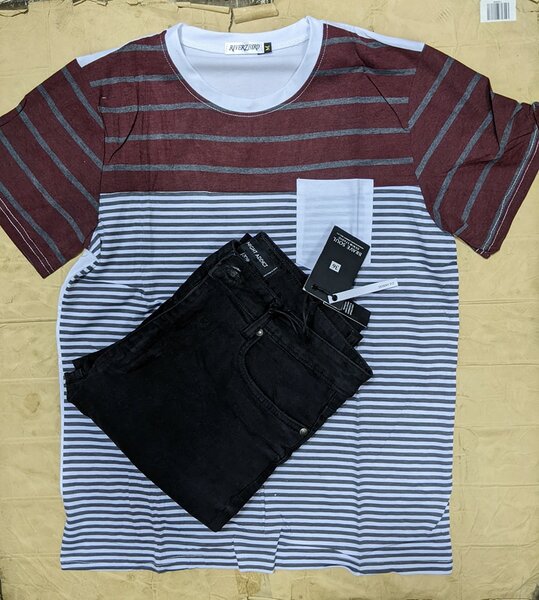 Men's set: T-shirt and jeans