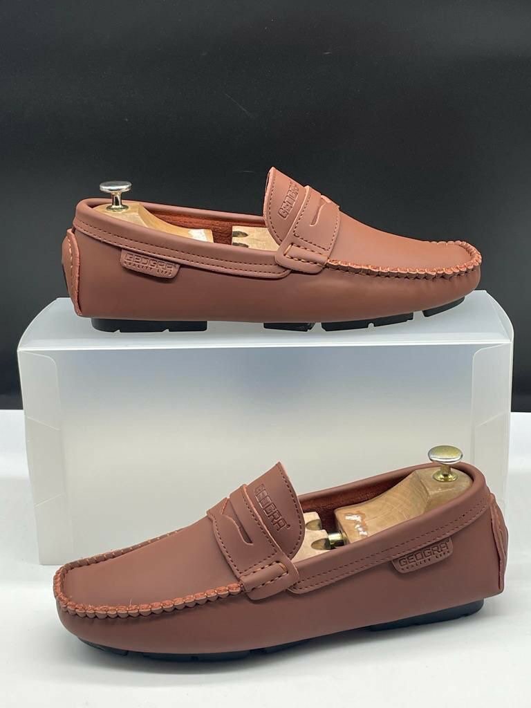 Mocassins en cuir pour hommes