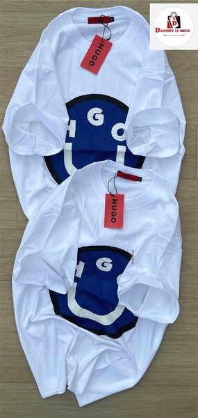 T-shirt blanc Hugo design