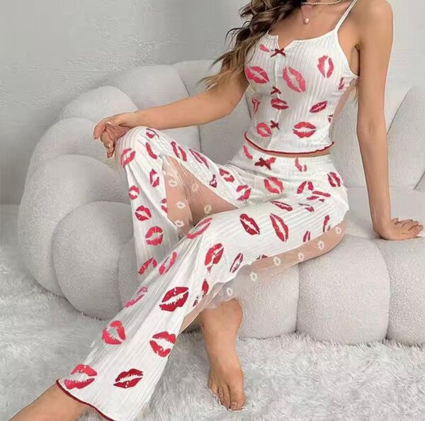 Pyjama élégant imprimé