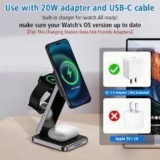 Station de Charge Sans Fil 3 en 1