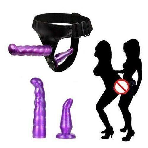 Harnais vibrant double plaisir