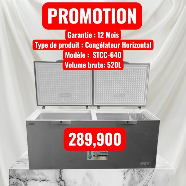 Congélateur Horizontal 520L