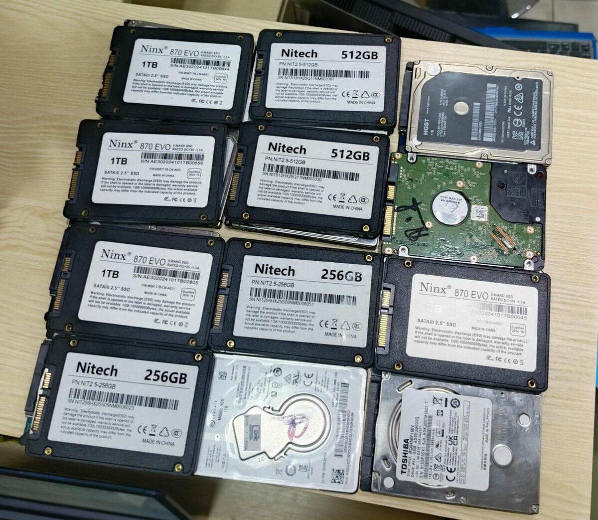 Disques SSD 256 Go