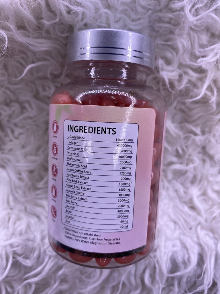 Gluta blend whitening collagen