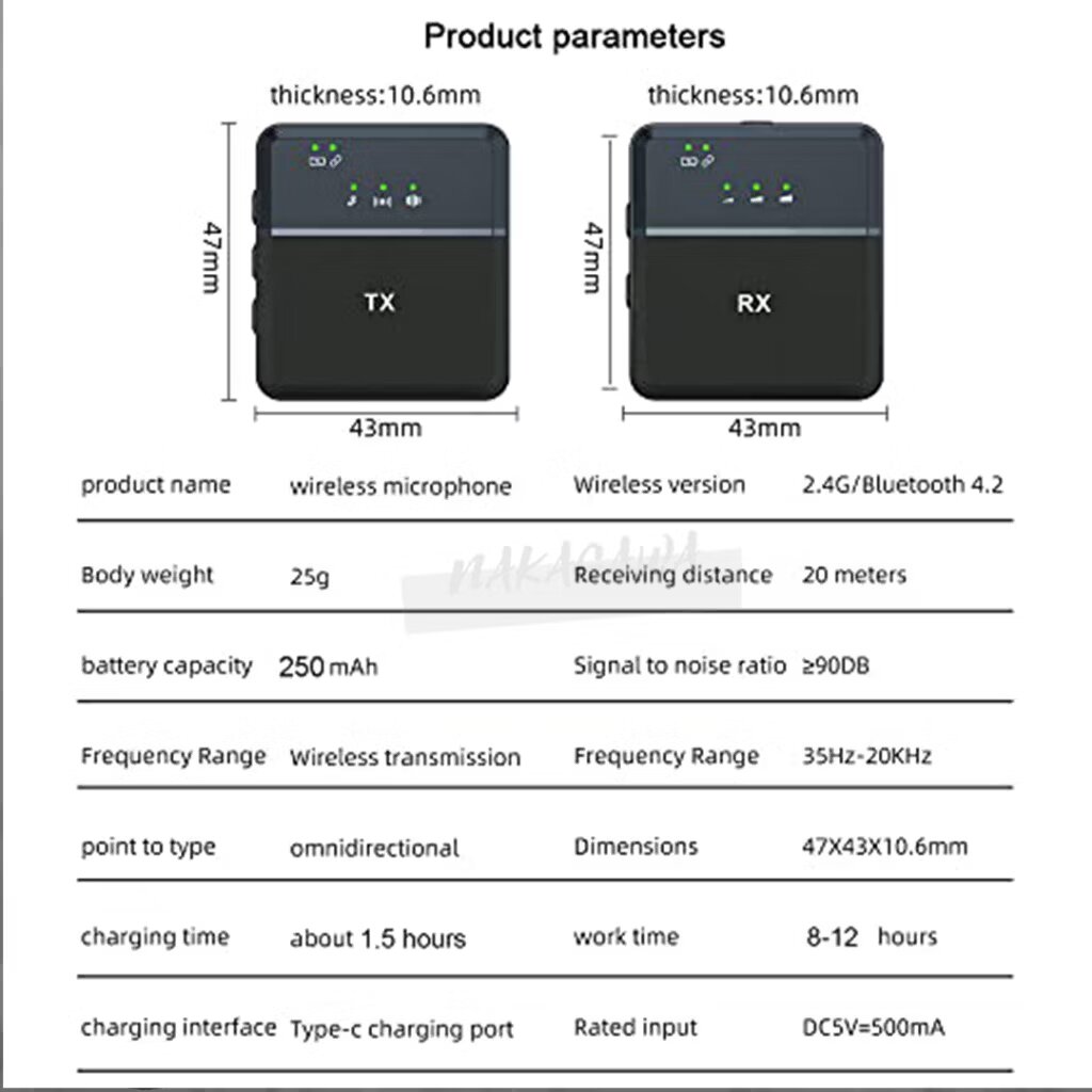 SX8 Wireless Microphone - Dual