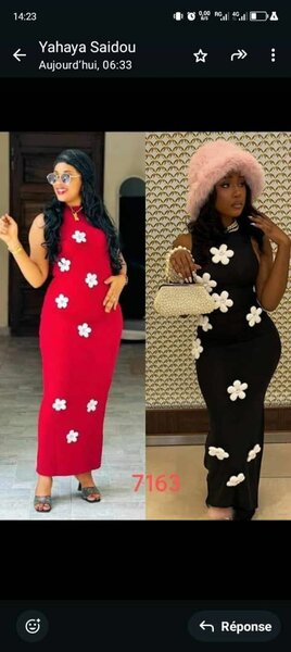 Robe élégante à motifs