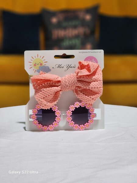 Ensemble barrette lunette pour fille