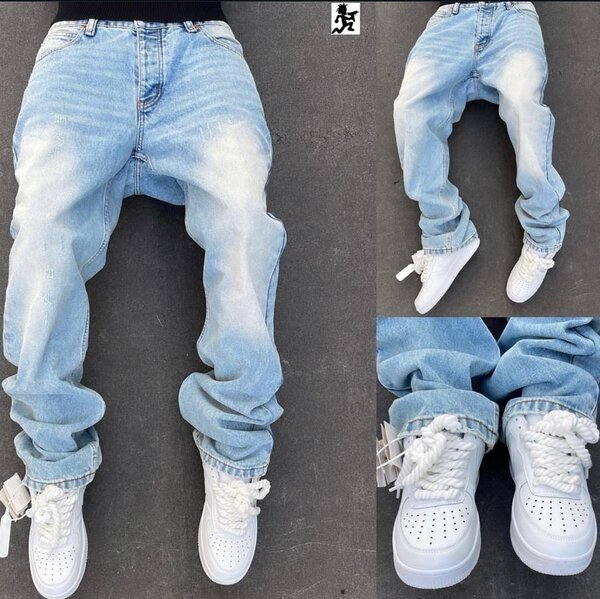 Jean baggy décontracté homme