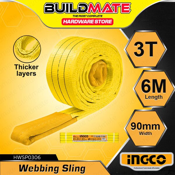Sangle de Levage 3T 6m Ingco