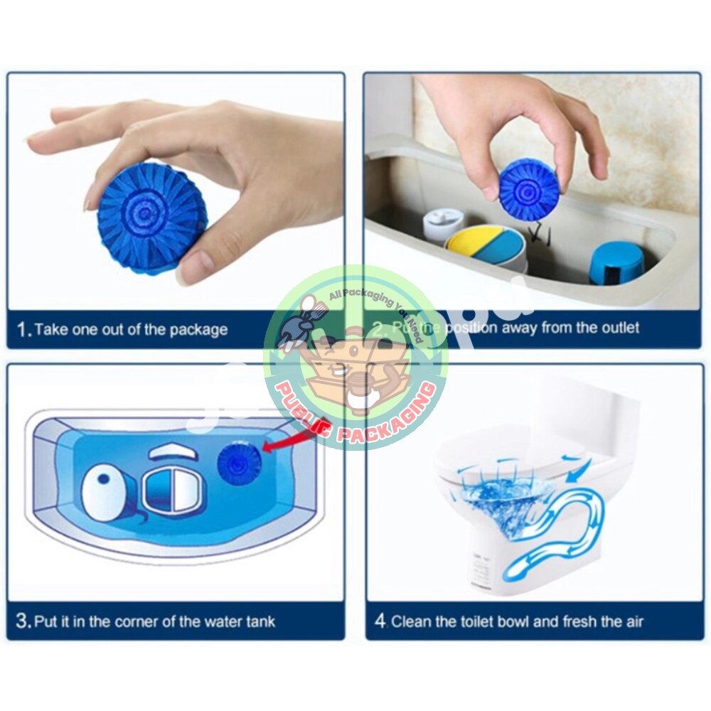 Automatic Toilet bowl cleaner Tablet( 5 pieces for 50 cedis)