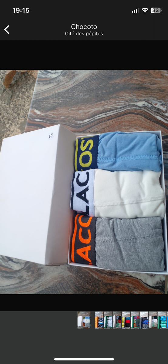 Coffret de Boxers Colorés