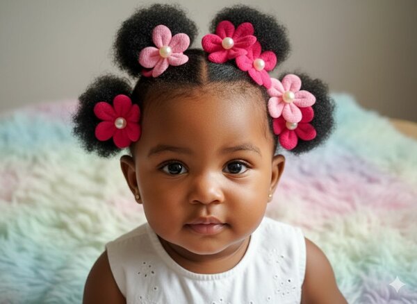 Postiches Fleurs Bébés