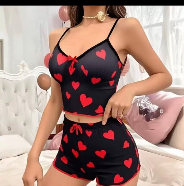 Pyjama Femme Coeurs