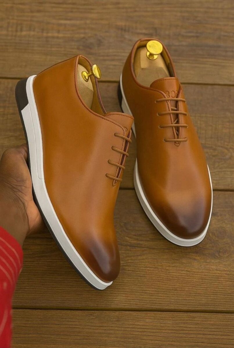 Chaussures habillées marron homme