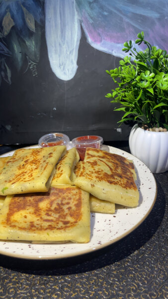 Crêpe poulet fromage