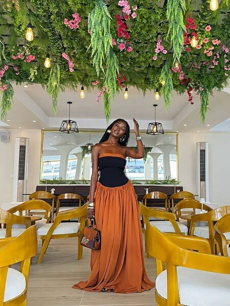 Robe Maxi Élégante Femme