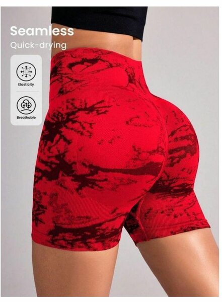 Shorts de Sport Femme Rouge