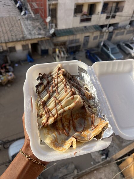 Crêpes sucrées en boîte