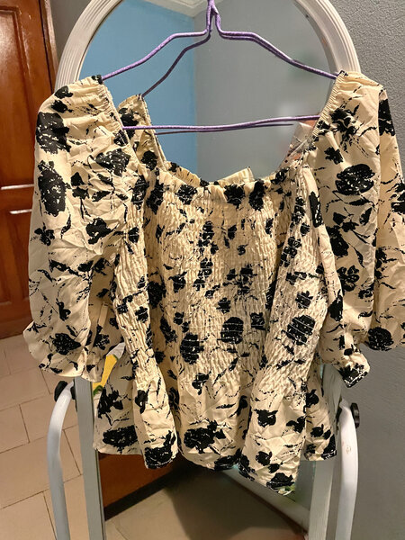 Blouse fleurie féminine