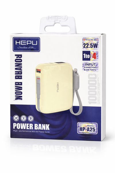 Chargeur portable HEPU 10000mAh