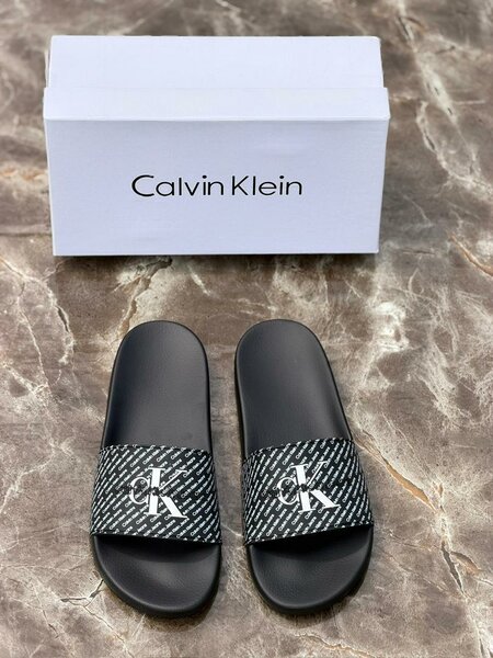 Claquettes Calvin Klein Noires