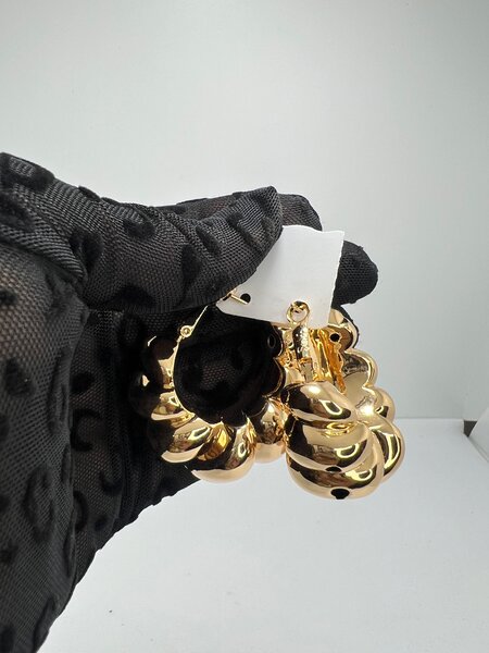 Créoles dorées élégantes