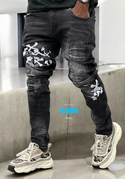 Jeans homme street style