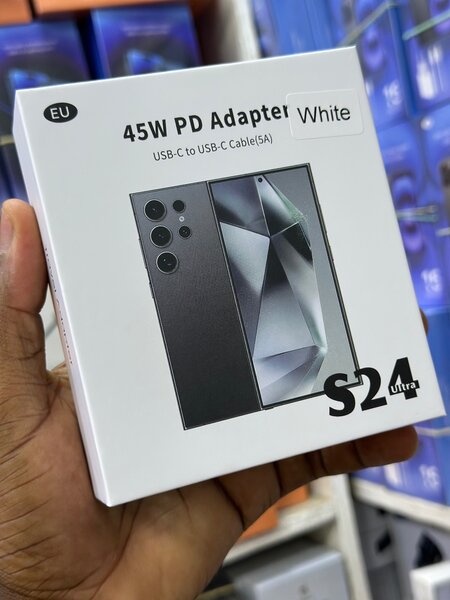 Chargeur USB-C 45W PD Blanc