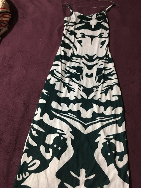 Robe longue imprimée chic