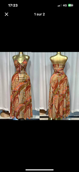 Robe longue bohème chic