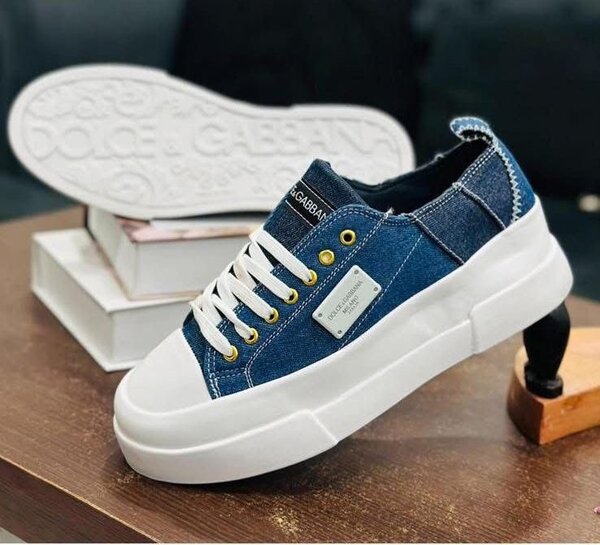 Sneakers en denim élégants