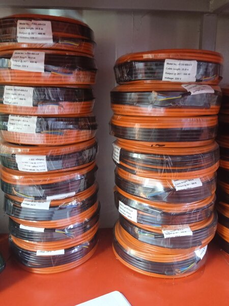 Теплые полы , кабели монолитные