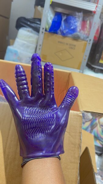 Gant de massage pour animaux